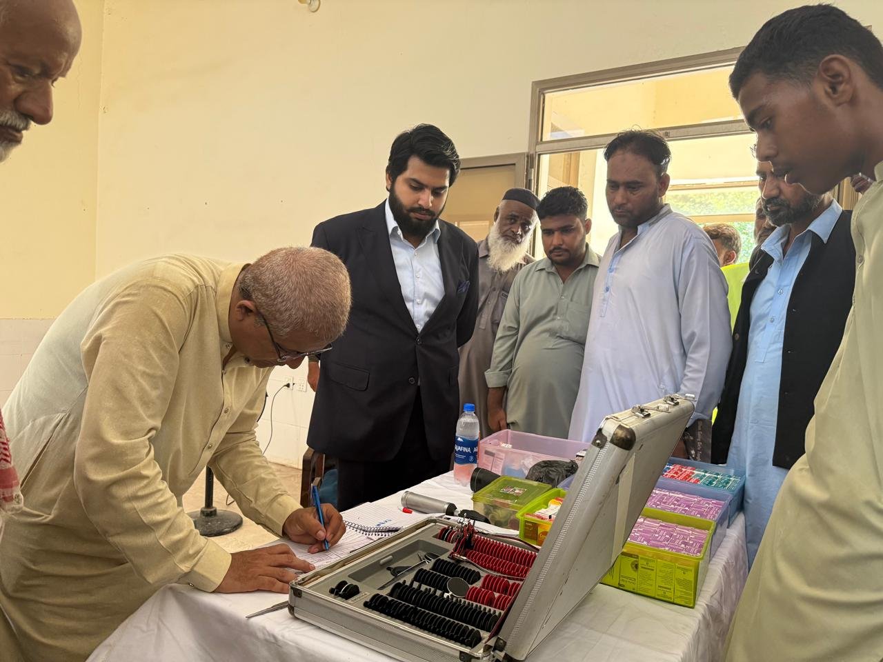 Free eye camp at Civil Hospital, Bela